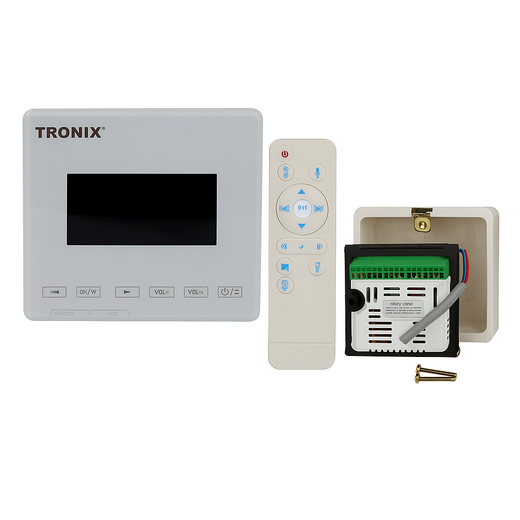 Tronix A53-Z4 4 Channel In-wall Amplifier With Bluetooth/USB/FM