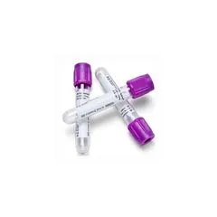 Purple Cap EDTA Vacutainer Tube.
